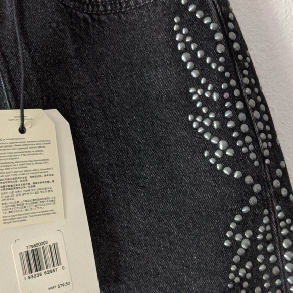 {Levi's} High Rise Deconstructed Button Fly Skirt - Picture 6 of 10